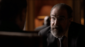 Saul's back on Carrie's side.