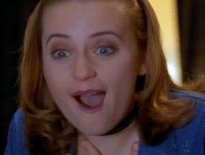 Images: the girls looking shocked and appalled at Dawson's porn