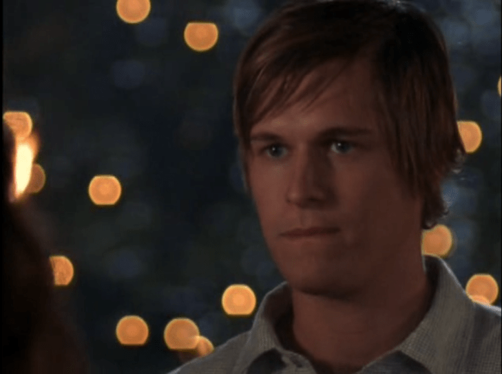 Boy with shaggy hair.