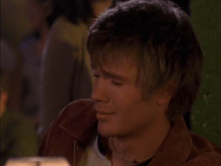 Charlie smirks in disbelief (closeup).